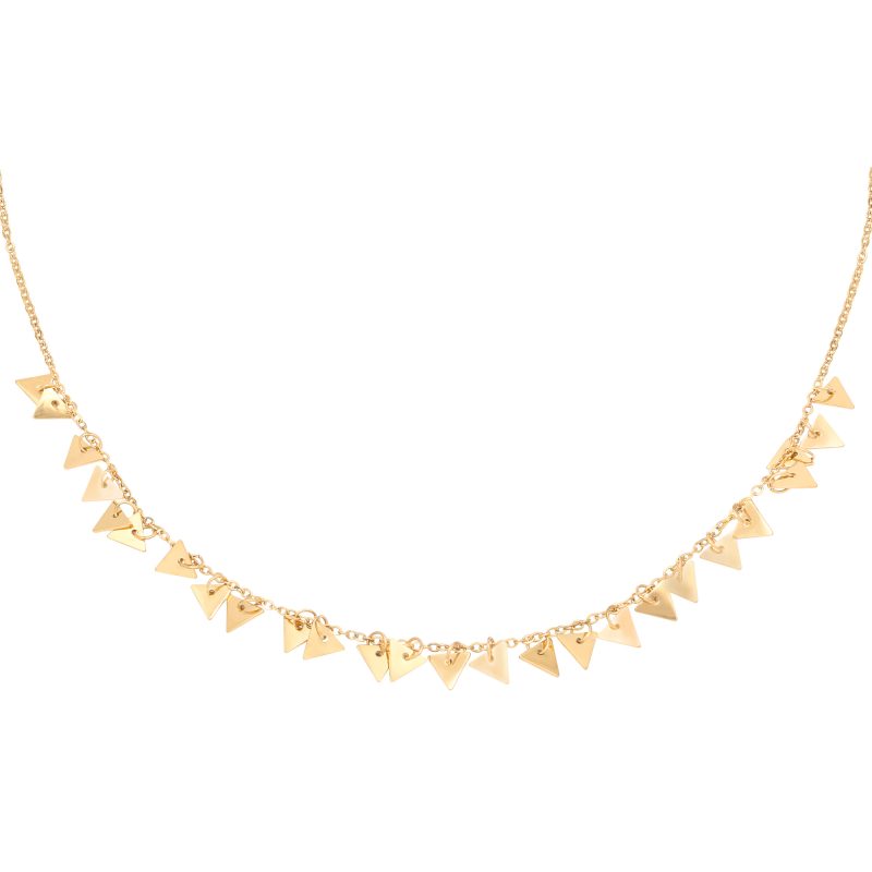 Ogrlica Floating Triangles