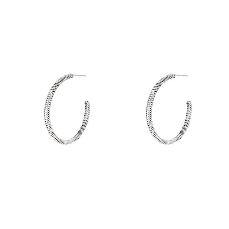 Naušnice Alka - male (srebreno)