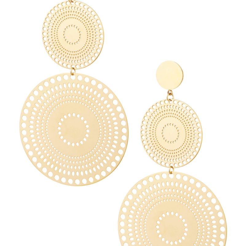 Naušnice Elle - zlatno