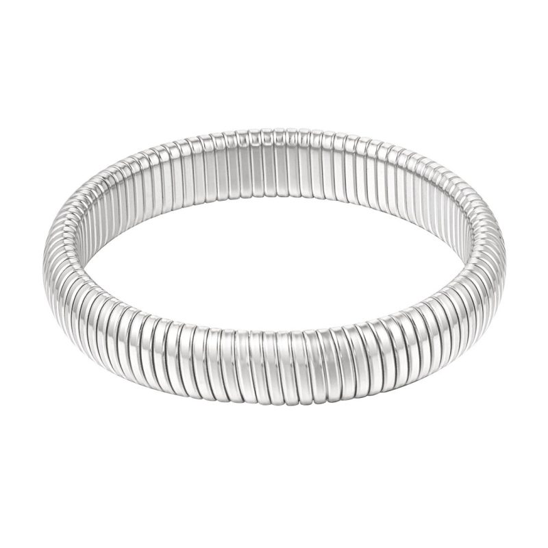 Narukvica Ribbed (srebreno)