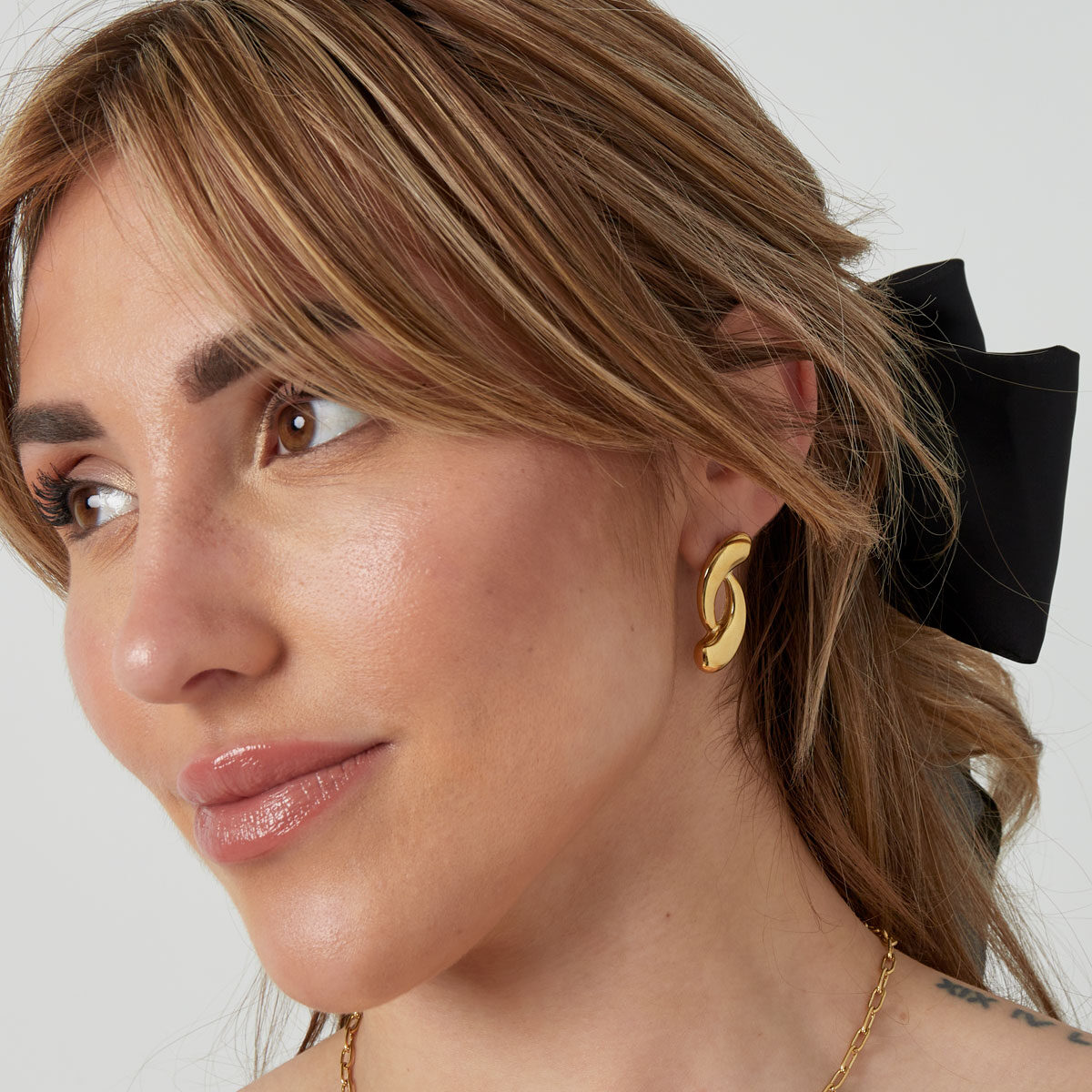 Naušnice Serene - srebreno - Slika 3