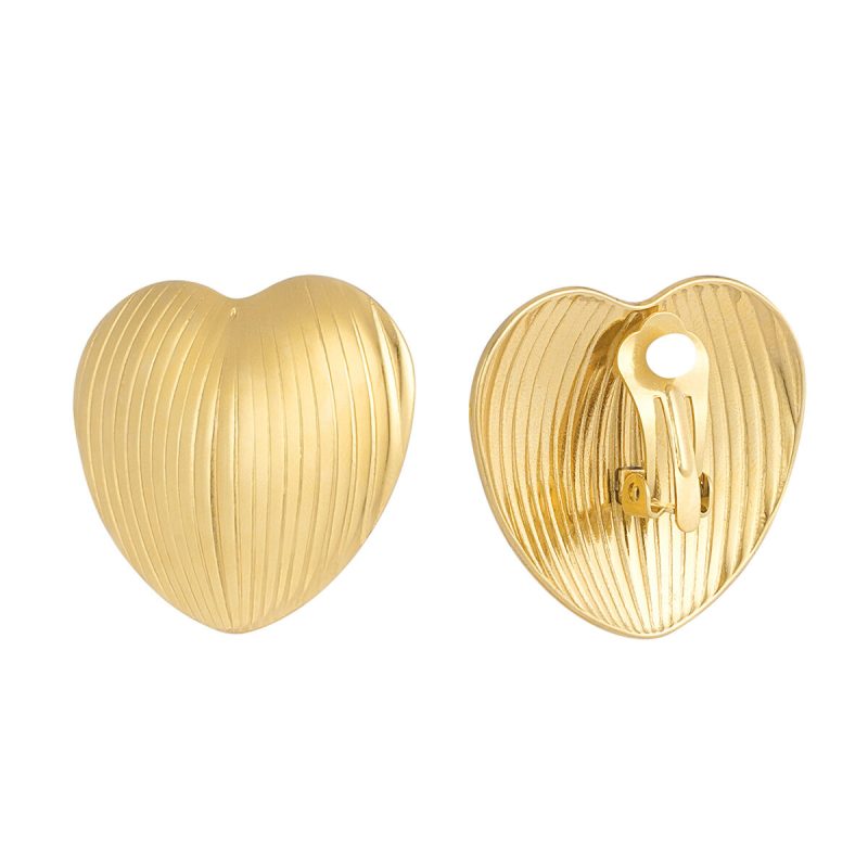 Naušnice Heartbeat - zlatne