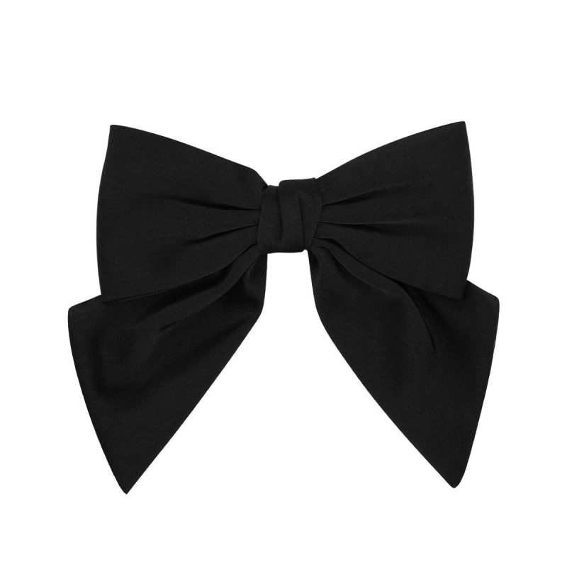 Mašna za kosu - kratka crna