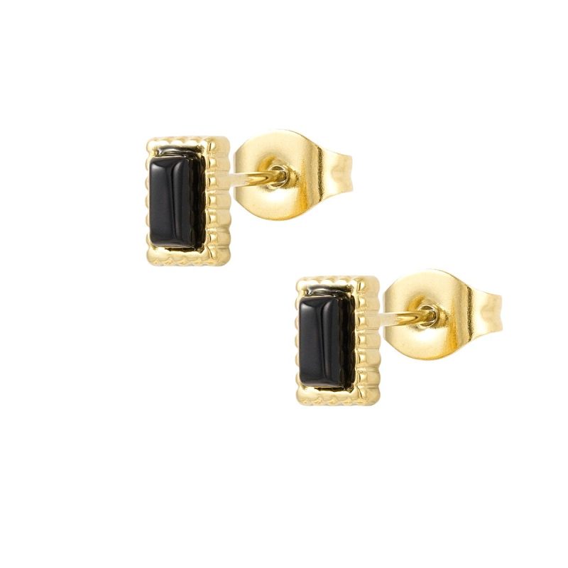 Naušnice Edge - crne