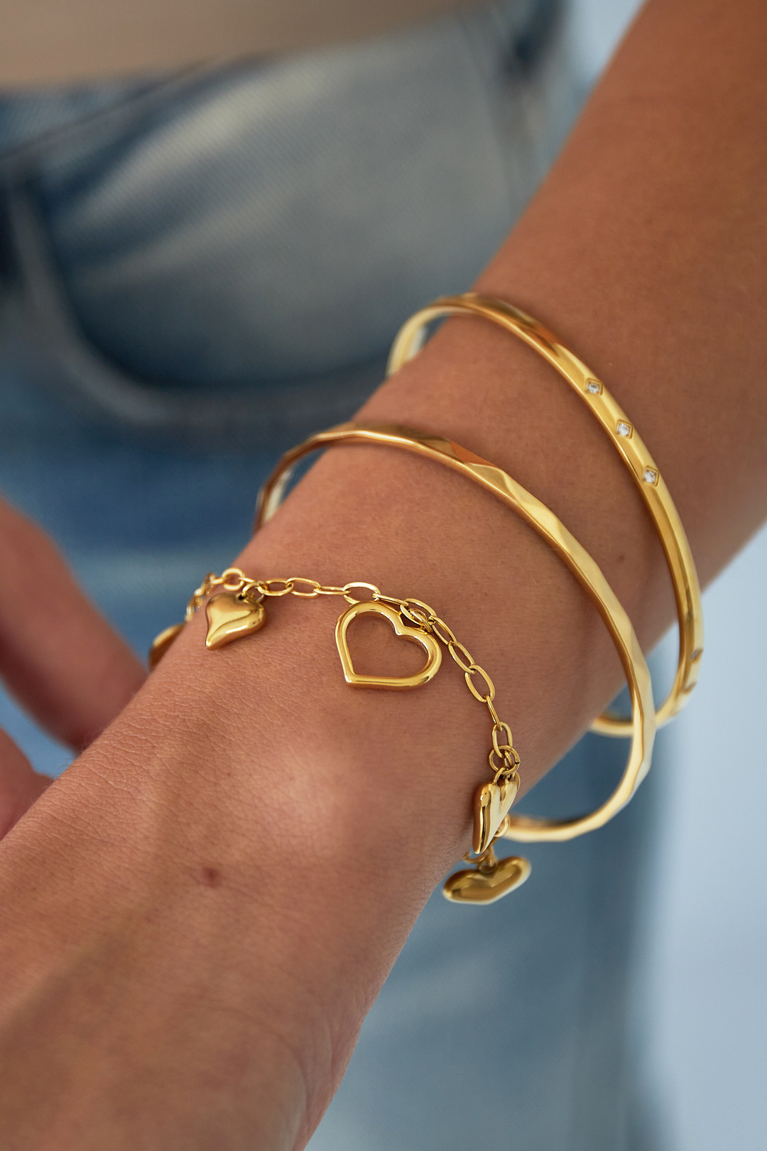 Narukvica Tia - srebreno - Slika 2